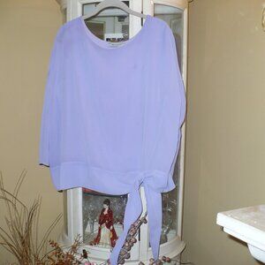 BRIAN BAILEY LAVENDER CIFFON TOP